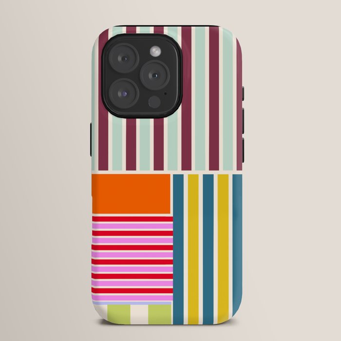 Playful patchwork iPhone Case Gallery Image 15