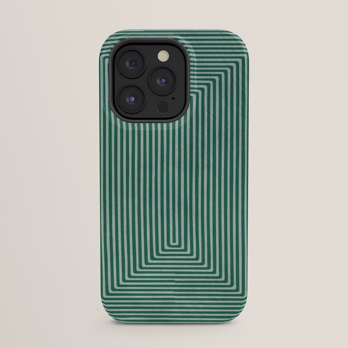 Green Black Abstract Geometric Design Artwork iPhone Case Gallery Image 31