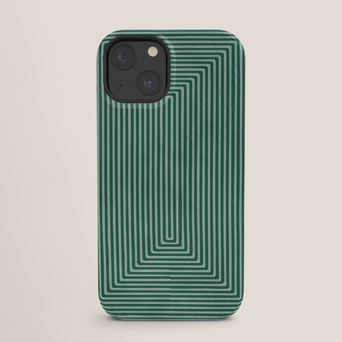 Green Black Abstract Geometric Design Artwork iPhone Case Gallery Image 25