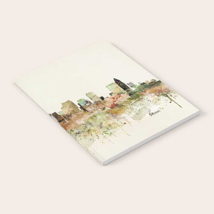 Boston Massachusetts skyline Notebook Gallery Image 2