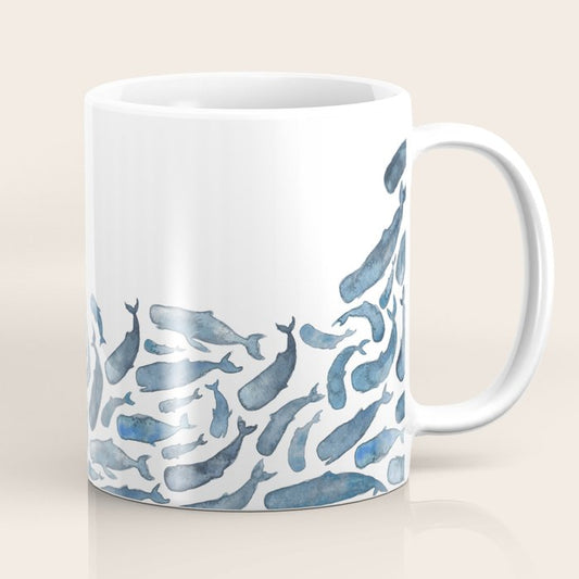 Whale Wave. Coffee Mug Gallery Image 1