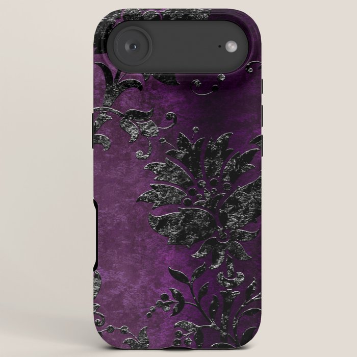 Embossed Black Velvet 04 iPhone Case Gallery Image 6