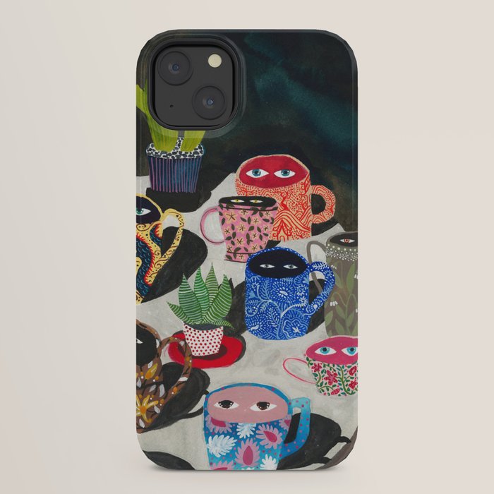 Suspicious mugs iPhone Case Gallery Image 22