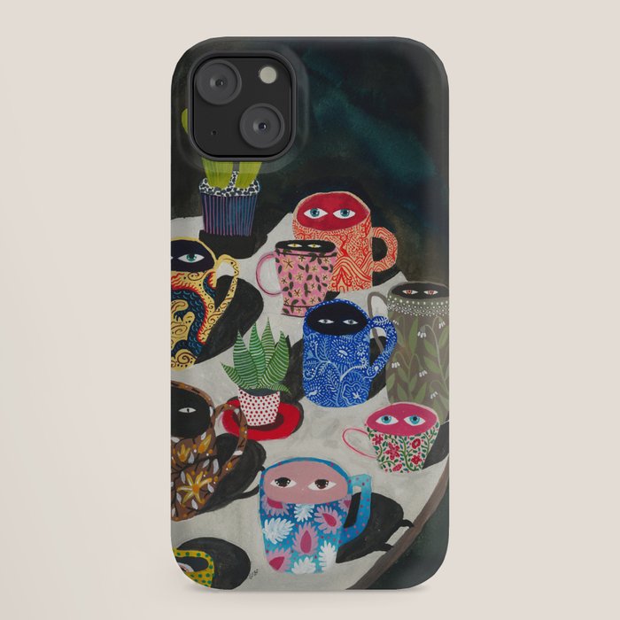 Suspicious mugs iPhone Case Gallery Image 18