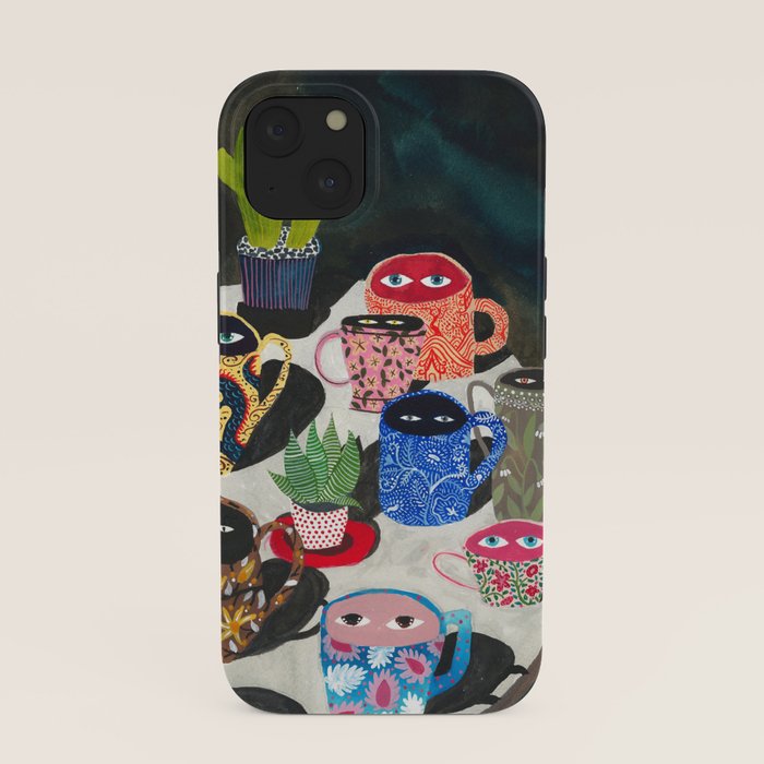 Suspicious mugs iPhone Case Gallery Image 37