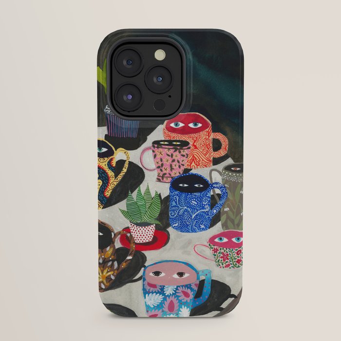 Suspicious mugs iPhone Case Gallery Image 23
