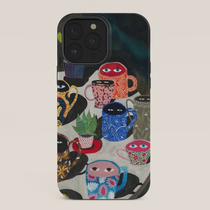 Suspicious mugs iPhone Case Gallery Image 36