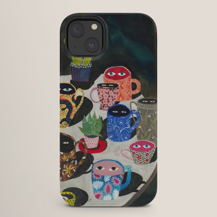 Suspicious mugs iPhone Case Gallery Image 26