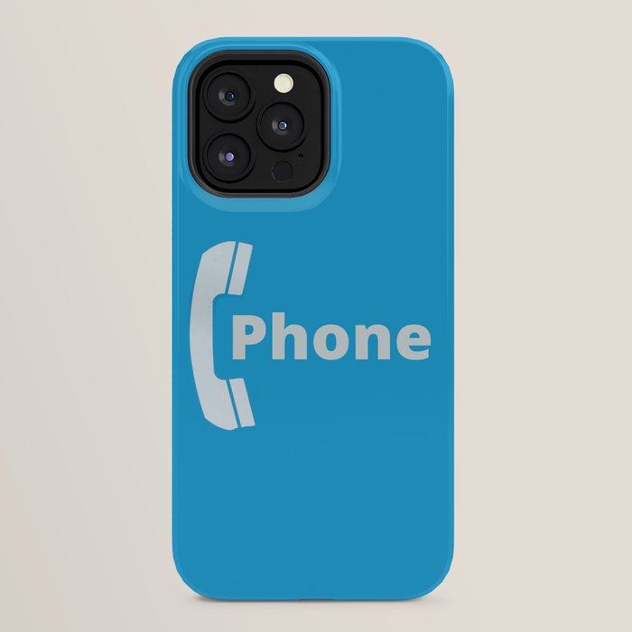 Vintage Pay Phone Booth Old School Retro Telephone Blue Sign iPhone Case Gallery Image 32