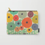 Cat in flower garden Carry All Pouch Gallery Image 1