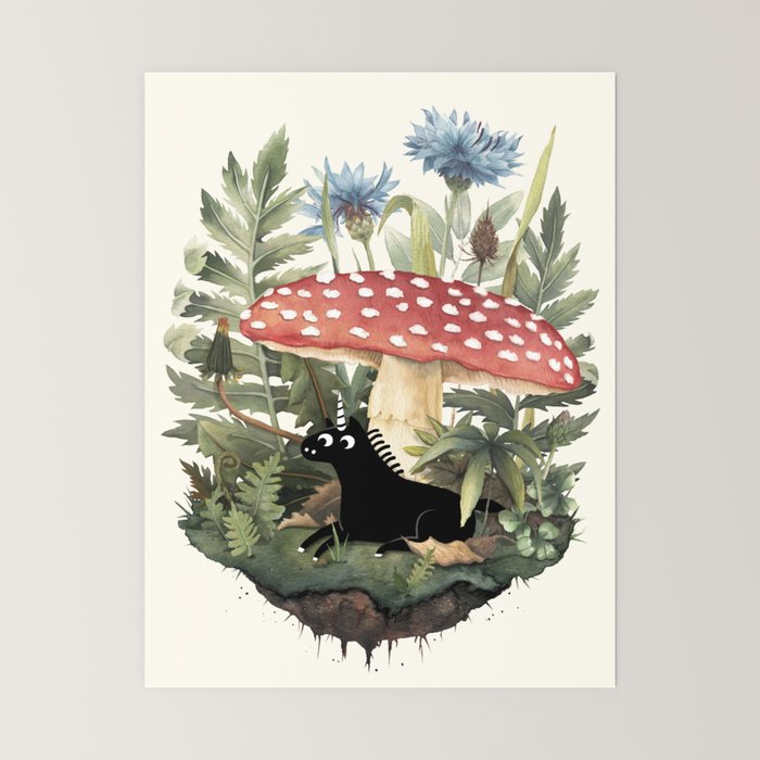Tiny Unicorn Mini Art Print Gallery Image 6