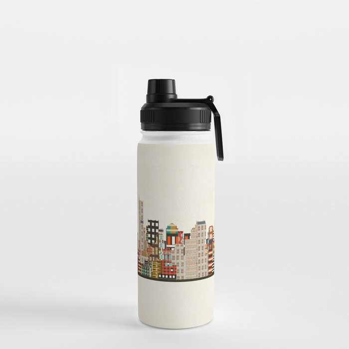boston city skyline Water Bottle Gallery Image 2