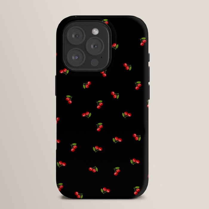 Dark Delicate Cherry iPhone Case Gallery Image 15