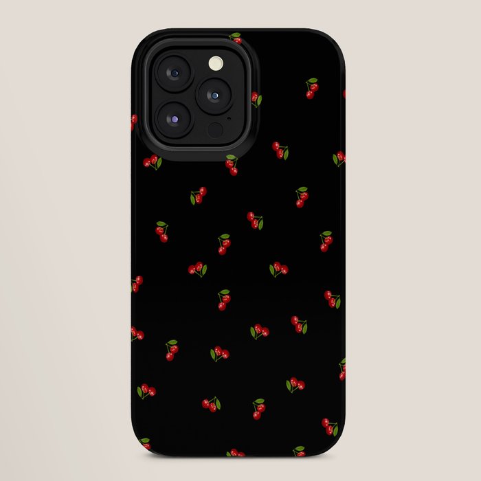 Dark Delicate Cherry iPhone Case Gallery Image 28