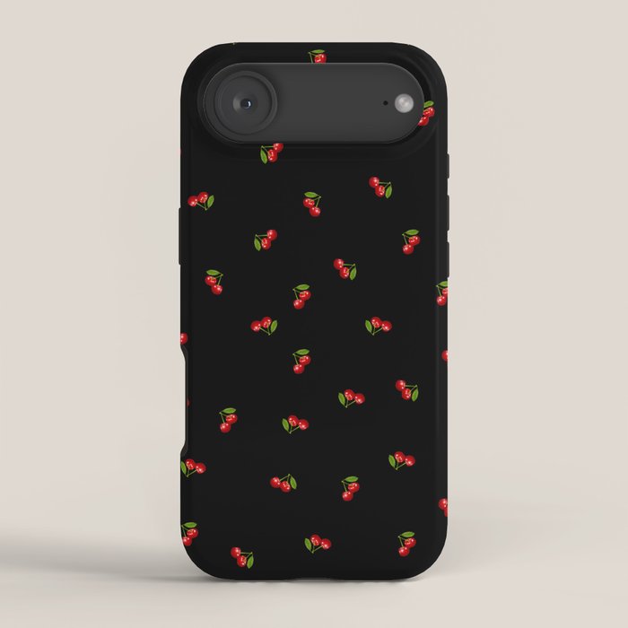 Dark Delicate Cherry iPhone Case Gallery Image 2
