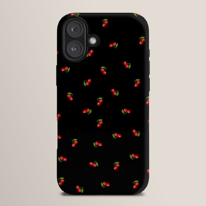 Dark Delicate Cherry iPhone Case Gallery Image 14