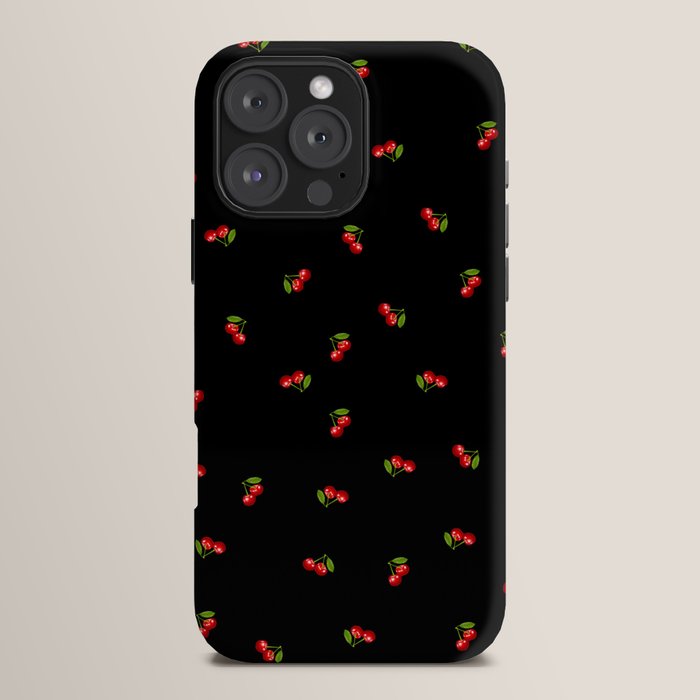 Dark Delicate Cherry iPhone Case Gallery Image 16