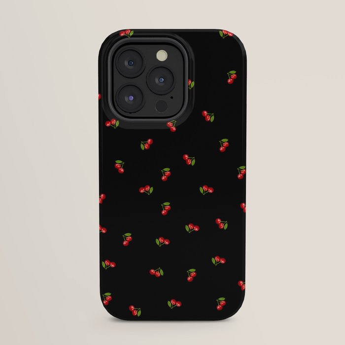 Dark Delicate Cherry iPhone Case Gallery Image 23