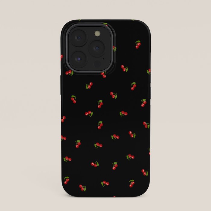 Dark Delicate Cherry iPhone Case Gallery Image 35