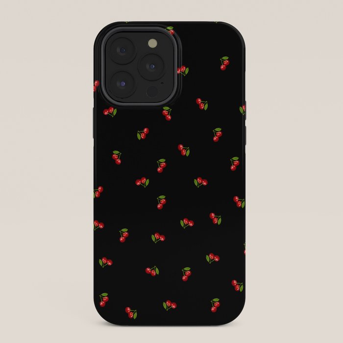Dark Delicate Cherry iPhone Case Gallery Image 36