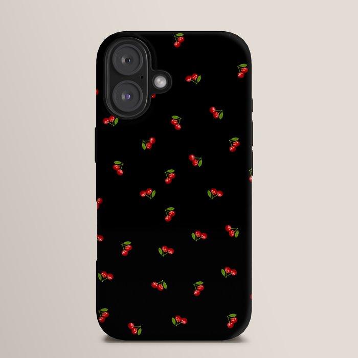 Dark Delicate Cherry iPhone Case Gallery Image 13