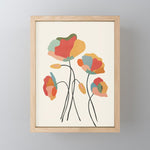 Colorful Flowers Mini Art Print Gallery Image 1
