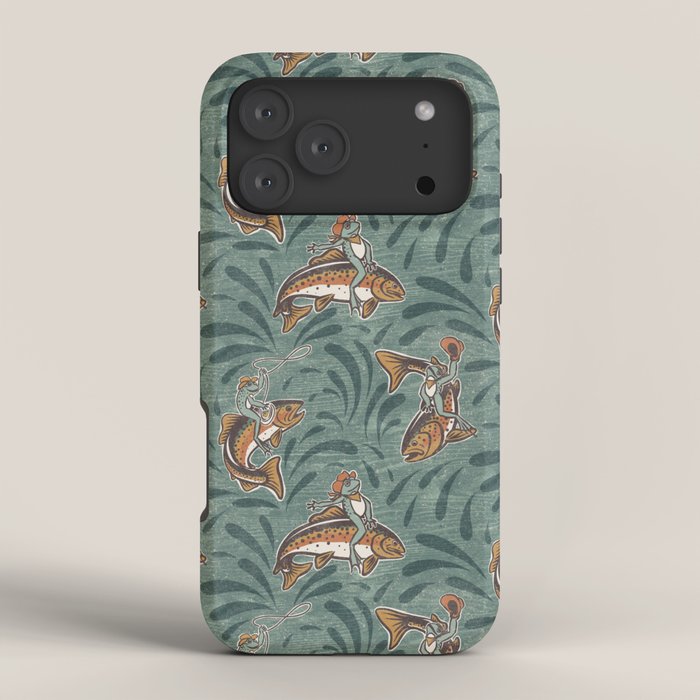 Rodeo Frogs - Green iPhone Case Gallery Image 4