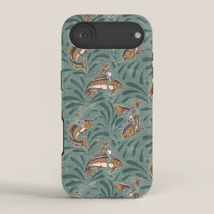 Rodeo Frogs - Green iPhone Case Gallery Image 2
