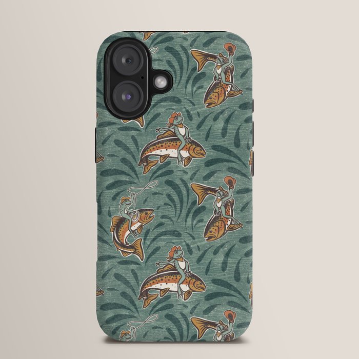 Rodeo Frogs - Green iPhone Case Gallery Image 13