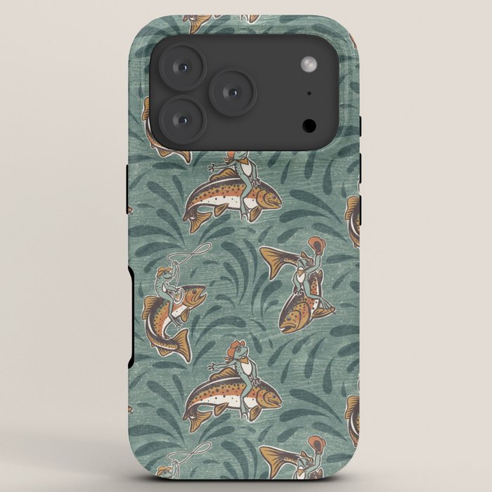 Rodeo Frogs - Green iPhone Case Gallery Image 7