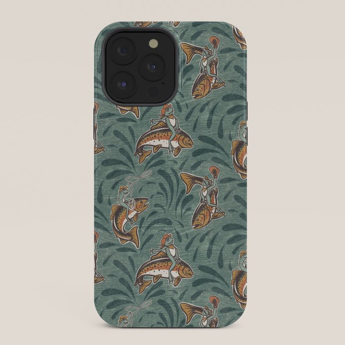 Rodeo Frogs - Green iPhone Case Gallery Image 36