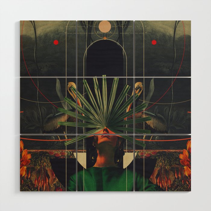She saw the Equator Wood Wall Art Gallery Image 1
