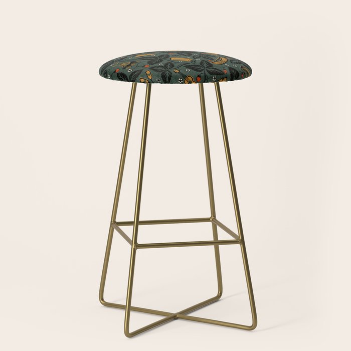 Summer Camping - Forest Green Stool Gallery Image 2