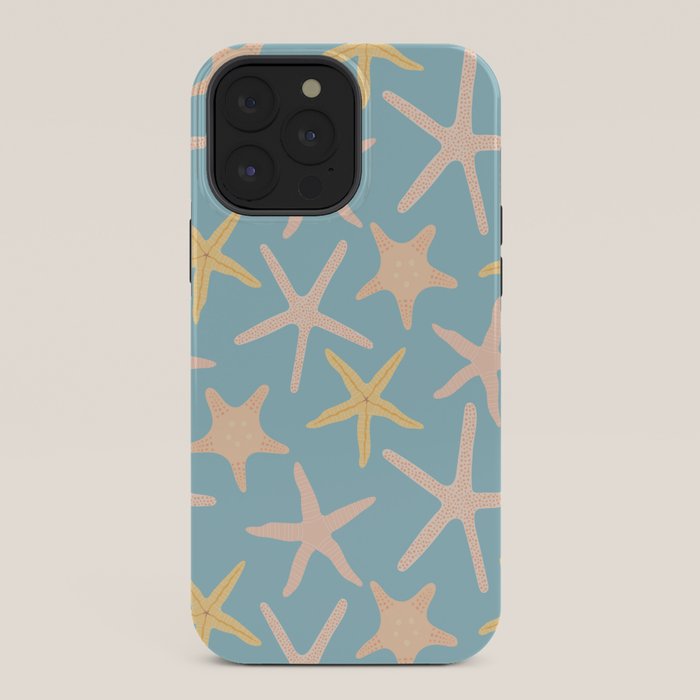 Vintage marine starfish sea animal pattern iPhone Case Gallery Image 36