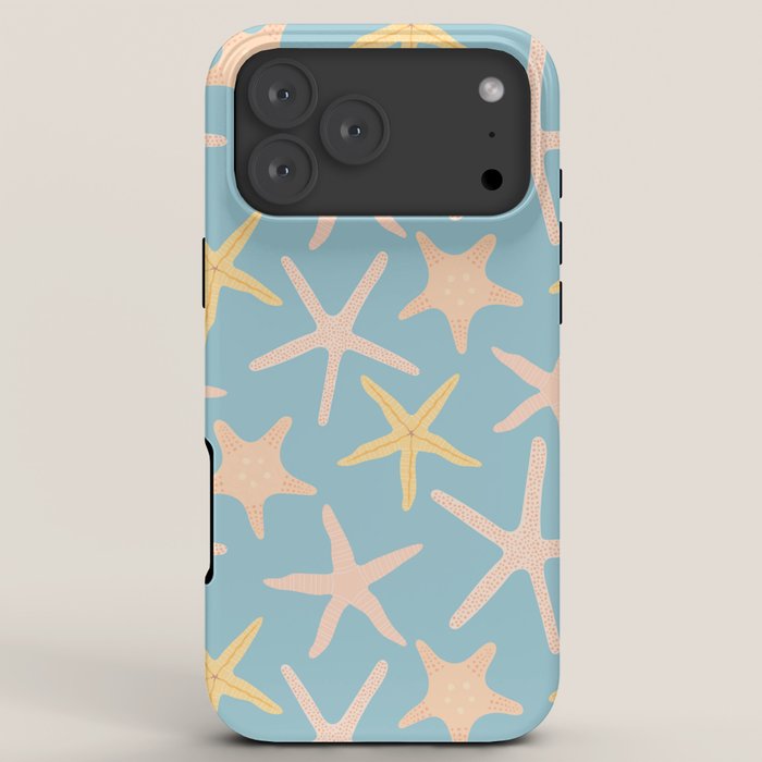 Vintage marine starfish sea animal pattern iPhone Case Gallery Image 8
