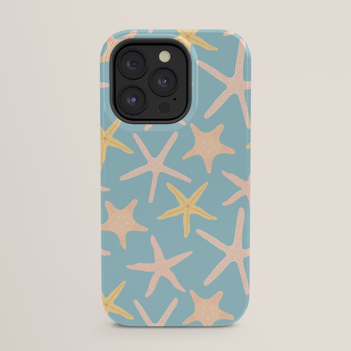Vintage marine starfish sea animal pattern iPhone Case Gallery Image 23