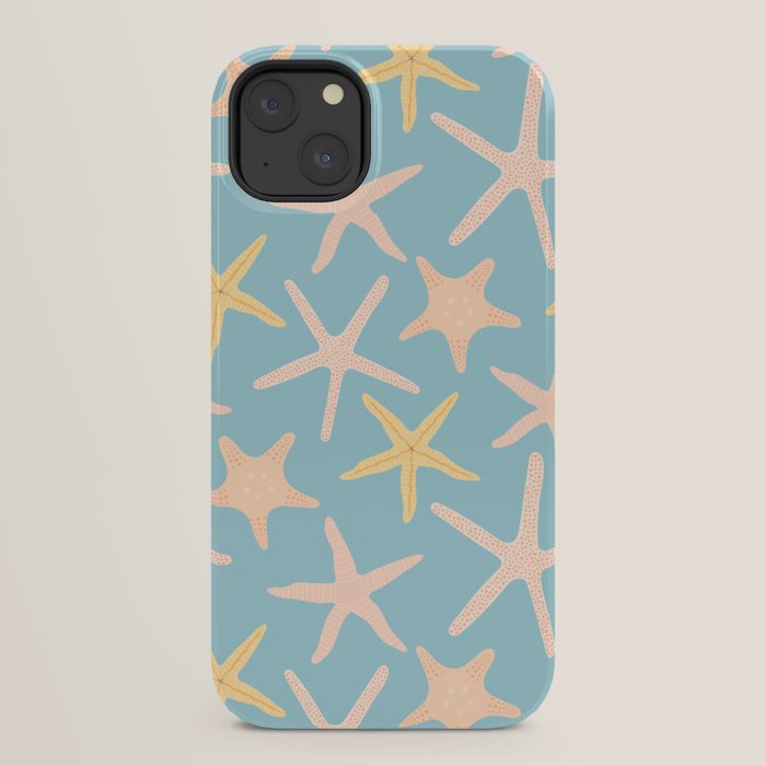 Vintage marine starfish sea animal pattern iPhone Case Gallery Image 22
