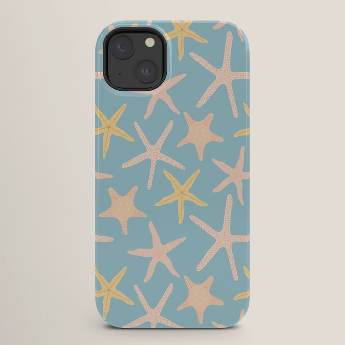 Vintage marine starfish sea animal pattern iPhone Case Gallery Image 26