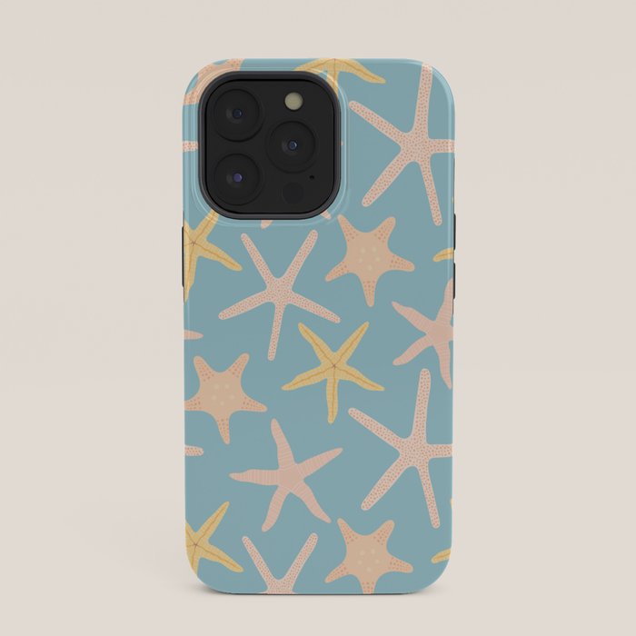 Vintage marine starfish sea animal pattern iPhone Case Gallery Image 35
