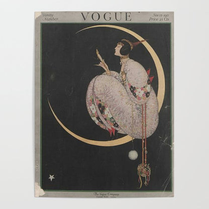 Vintage Fashion Magazine Cover December 1917 Poster Gallery Image 3