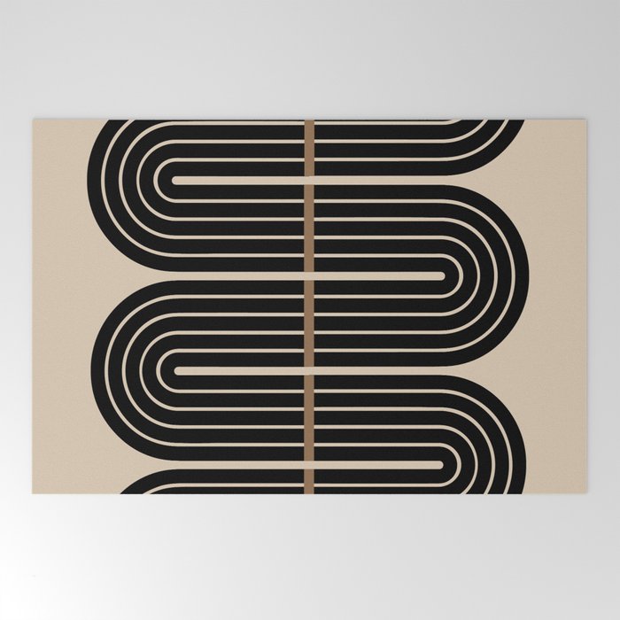 Dusk - Mid Century Modern Abstract Ar Welcome Mat Gallery Image 2