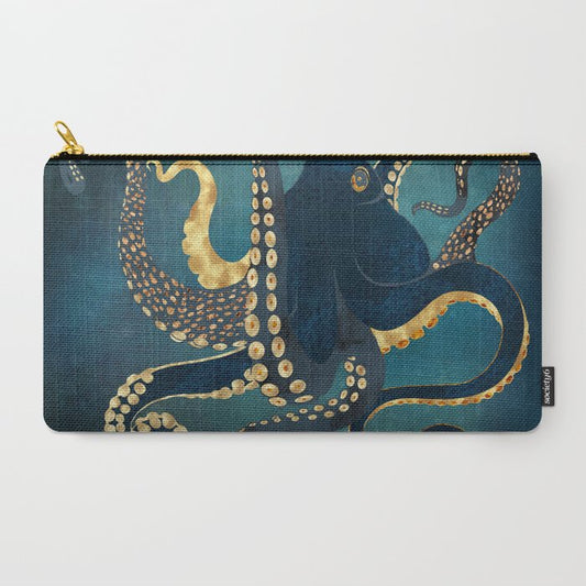 Metallic Octopus IV Carry All Pouch Gallery Image 2