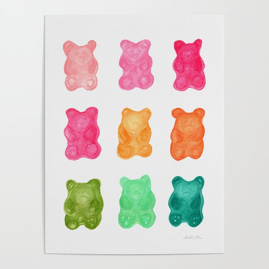 Gummy Bears Colorful Candy Poster Gallery Image 2