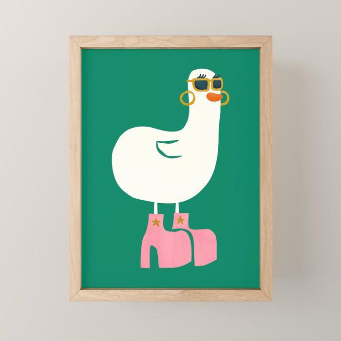 Duck-o-licious Mini Art Print Gallery Image 1