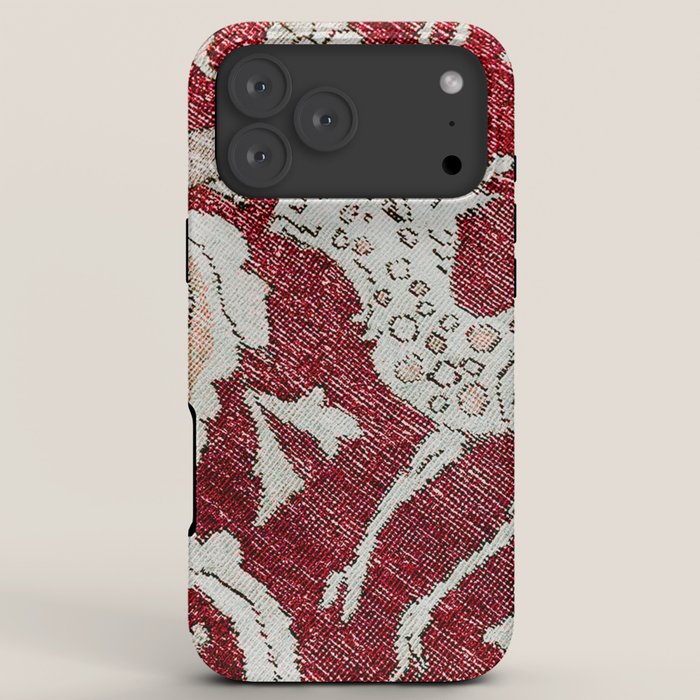 Spotted Fawn From Antique Persian Animal Rug Print iPhone Case Gallery Image 8