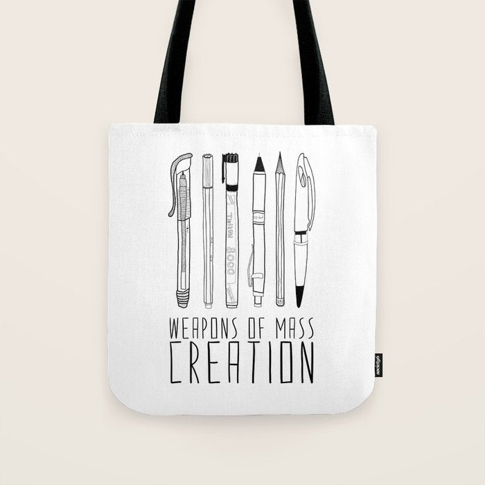 weapons of mass creation Tote Bag Gallery Image 1