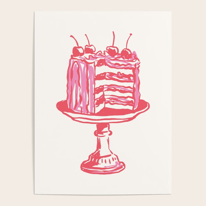 Pink Cake Poster Gallery Image 2