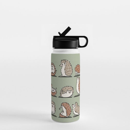 Hedgehog Yoga Water Bottle Gallery Image 1