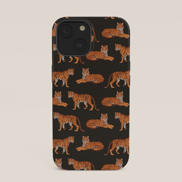 Tigers - Charcoal Black iPhone Case Gallery Image 33