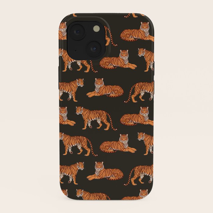 Tigers - Charcoal Black iPhone Case Gallery Image 38